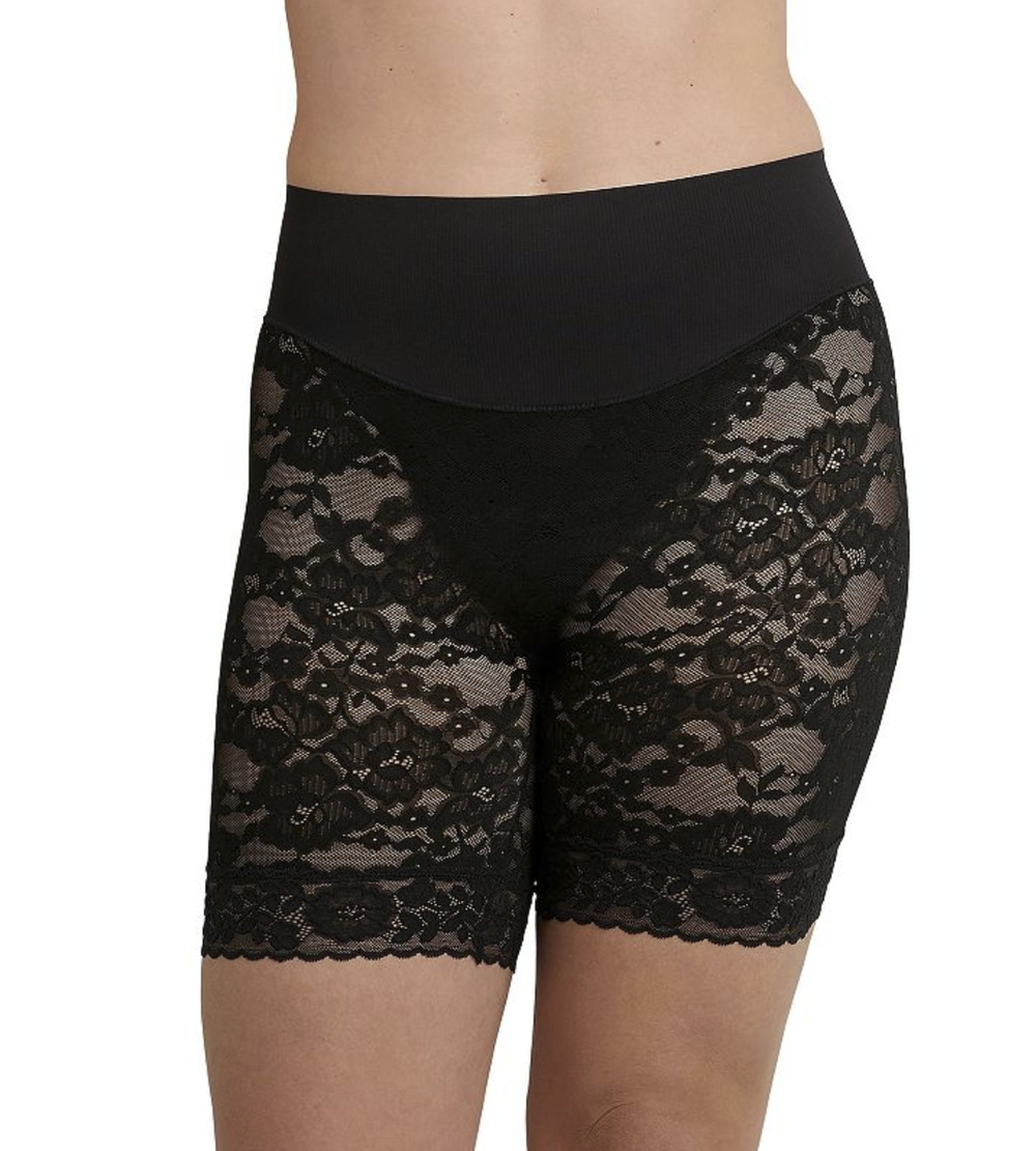 Maidenform Women Tame Your Tummy Lace Shorty Black Size S